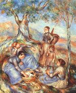 The grape pickers at lunch 1888